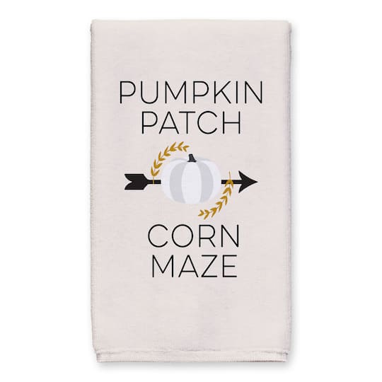Pumpkin Patch Corn Maze Tea Towel Set